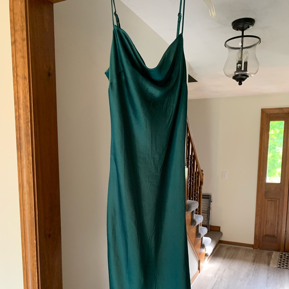 Satin slip dress